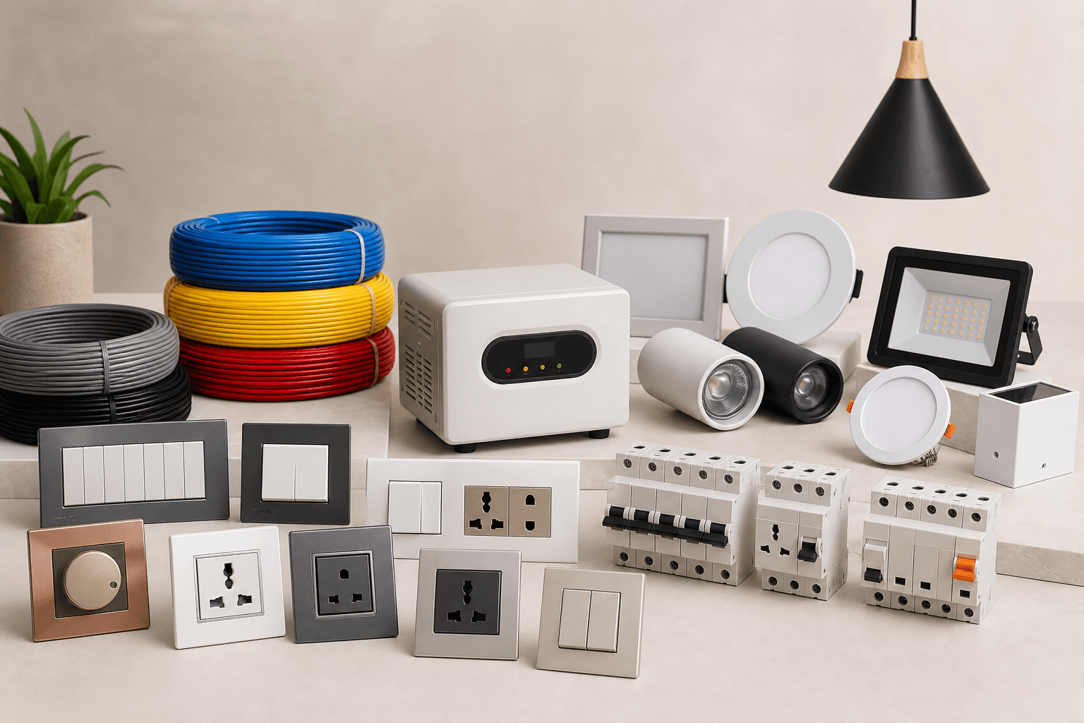 Raksha House electrical product catalogue